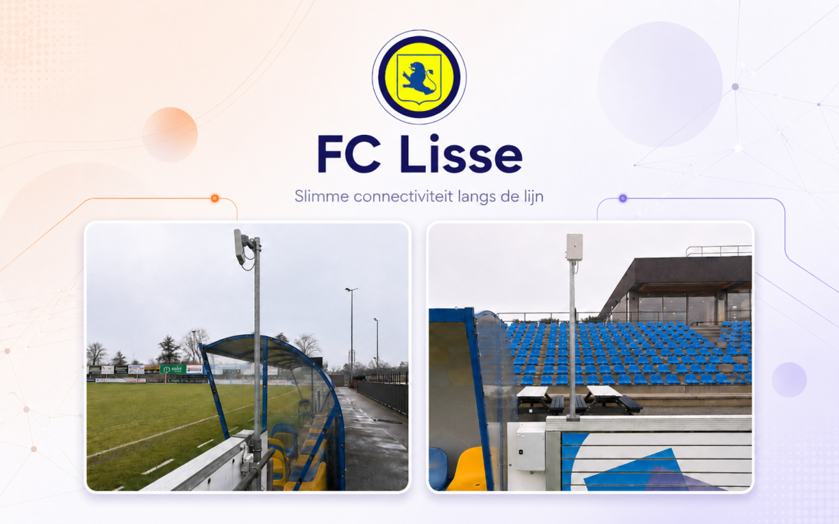 🚀 Slimme connectiviteit langs de lijn bij FC Lisse